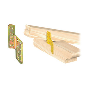 ข้อต่อมุมเหล็กชุบโครเมียม Art.782 ด้านซ้าย ขนาด 170x37 มม. - Product Image 1