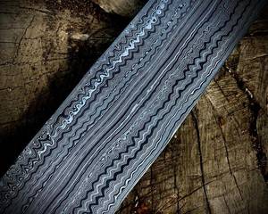 High Quality Handmade Stainless <b>Steel</b> Blade Knives Making Wave Pattern Damascus <b>Steel</b> <b>Billet</b> Bar, <b>Steel</b> Blank Blades - Product Image 4