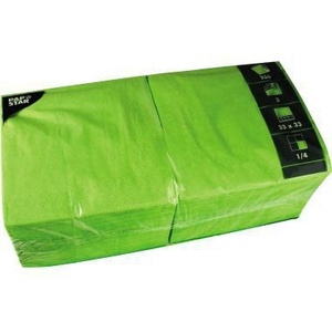 PAPSTAR 33 X 33 cm Limonengrn <b>Paper</b> Napkins & Serviettes 250 St./Pack - Product Image 1