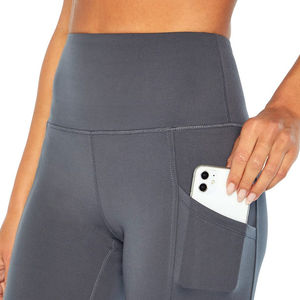 Pantalones cortos de motorista de cintura alta para hombres y mujeres de secado rápido Fitness y ropa informal de tela de lona de punto - Product Image 5