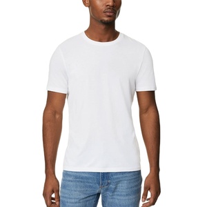 Camiseta de cuello redondo de algodón orgánico para hombre, camisetas ecológicas, suaves, transpirables, informales, básicas, camisetas de cuello redondo para hombre - Product Image 4