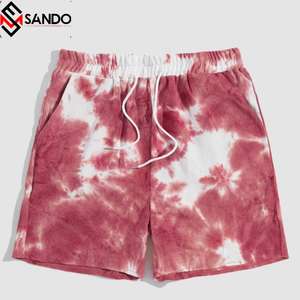 Vente en gros de shorts de haute qualité avec logo personnalisé teinture par nœuds pour hommes pour tenue décontractée d'été pantalon cargo 6XL avec décoration à motifs pour garçons - Product Image 4