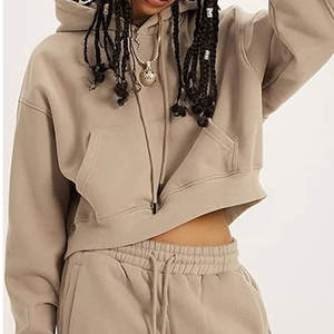 Conjunto Deportivo Casual de Invierno para Mujer de la Mejor Calidad, con Estampado Personalizado, 2 Piezas, Sudadera con Capucha de Manga Larga, Antibacterial y Transpirable - Product Image 3