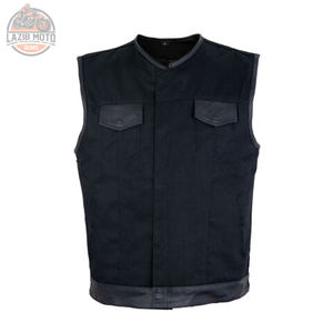 Gilet Cordura de motard avec broderie de haute qualité OEM conception personnalisée coupe-vent Offre Spéciale bon prix pour les propriétaires de motos - Product Image 1