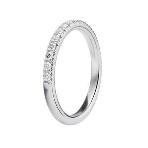 Bague de mariage classique en argent sterling 925 avec moissanite pour femme, taille brillant rond et sertissage à griffes - Bijoux de luxe - Product Image 4