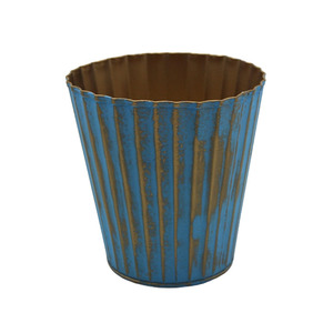 Jardinière ronde en fer avec noir rouillé utilisable pour les fournitures de jardin décoratives pour la maison arrosage des pots de fleurs et des jardinières - Product Image 6
