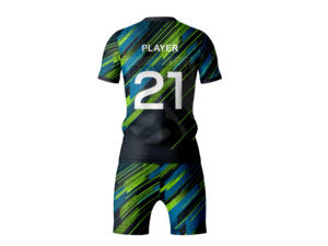 Kit de maillot de football personnalisé OEM de haute qualité ensemble complet d'uniformes de football avec technique de coupe automatisée pour les équipes - Product Image 2
