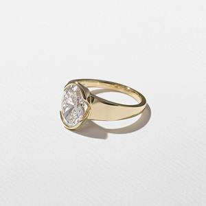 Bague de fiançailles de luxe 2 carats Moissanite VVS2 clarté ronde taille brillante en argent sterling pour les femmes exportation en gros - Product Image 4