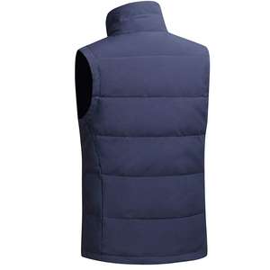 2023 OEM Service New Custom <b>Men</b> Bubble Fashion Jacket Sleeveless Waterproof Vest Crop Puffer Jackets - Product Image 2