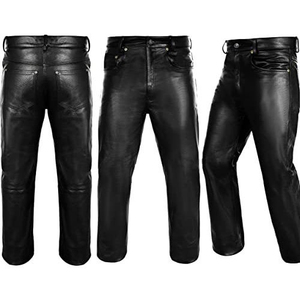 Pantalones de cuero de carreras profesionales para hombre más vendidos, equipo de moto totalmente transpirable y resistente al viento con características personalizables - Product Image 1