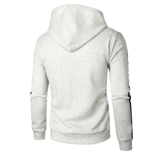 Sudadera con capucha de algodón 100% para hombre de gran venta, moda de invierno sólida de alta calidad, diseño transpirable, logotipo personalizado, OEM liso teñido - Product Image 3