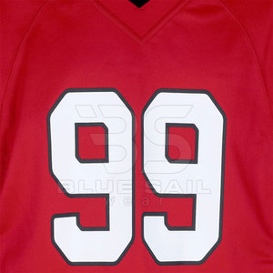 Maillot de football à séchage rapide avec impression personnalisée et maillot de football américain ajusté avec design sublimé - Product Image 3
