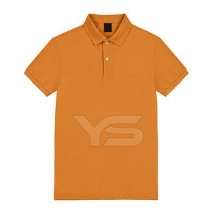 High Quality Men's for Polo Shirt Plus Size Cotton Spandex <b>Mixed</b> <b>Fabric</b> With Multi Color Option - Product Image 1