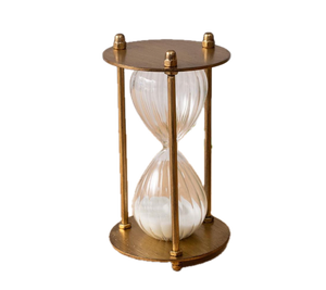 Aluminium Handmade Metal Glass Hourglass Sand <b>Timer</b> with Customizable Sand Color-Gift for Home <b>Kitchen</b> & Office Desk - Product Image 3