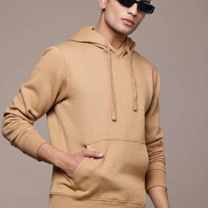 Sweat à capuche décontracté de haute qualité pour homme lettre essentielle logo Double ligne poitrine Style pull hommes sweats à capuche amples - Product Image 3