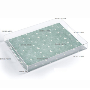 Bandeja de servir alimentos hecha a mano de acrílico de primera calidad, rectangular, para servir postres y dátiles, la más vendida. - Product Image 6