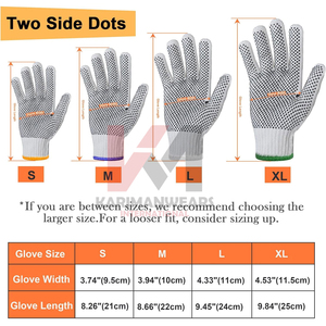 ถุงมือทำงานสีเหลืองเทา คุณภาพสูง ขายดี วัสดุดีที่สุด สินค้าใหม่ล่าสุด - Product Image 5