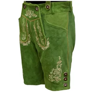 Latest Shorts Bavarian Lederhosen <b>Cheap</b> Price Quality Best <b>Light</b> Weight New Unique Design Shorts - Product Image 3
