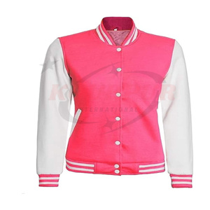 Veste universitaire pour homme de haute qualité, respirante, en cuir véritable, col montant, couleurs personnalisables, prix de gros - Product Image 5