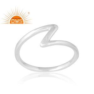 Anillo de Plata de Ley 925 con Diseño Increíble, Joyería Personalizada para Mujer, Regalo para Ella - Product Image 1