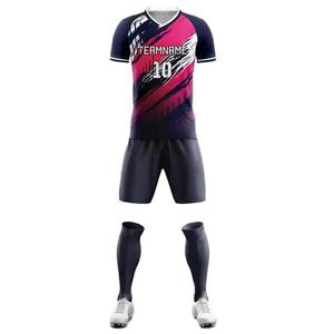 Conjunto de Camiseta de Fútbol de Poliéster, Uniforme de Fútbol Transpirable por Sublimación, Ropa Deportiva Personalizada para Equipos, Fabricación de Logotipos al por Mayor OEM - Product Image 1