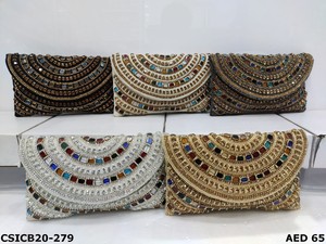 กระเป๋าเงินผู้หญิงสำหรับตอนเย็นมีประกายระยิบระยับกระเป๋าคลัทช์ซองประดับหรูหราสำหรับงานปาร์ตี้เพื่อการโฆษณา - Product Image 3