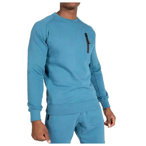 ชุด2ชิ้นเสื้อสวมหัวคอกลมแฟชั่นสำหรับผู้ชายปักโลโก้2ชิ้น - Product Image 2