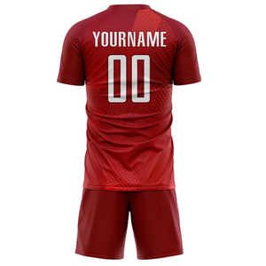Uniformes deportivos con logotipo personalizado, camiseta de fútbol, camiseta de fútbol de color personalizada, Conjunto de camiseta de fútbol - Product Image 3
