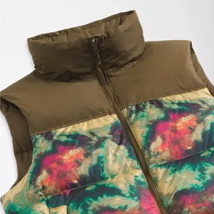 Nuevo Diseño de Moda de invierno con logotipo personalizado, transpirable, hinchada, calentador de cuerpo, cuello levantado, chaleco para hombre, chaquetas acolchadas sin mangas - Product Image 6