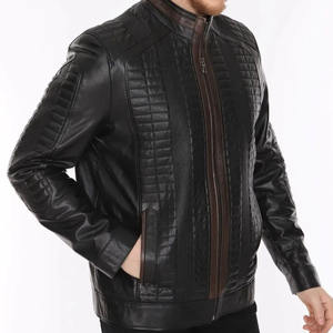 Chaqueta de Cuero para Motociclista de Diseño Nuevo Personalizada de Alta Calidad al por Mayor, Logotipo Frontal, Ecológica, Ligera, Estilo Urbano Vintage - Product Image 4