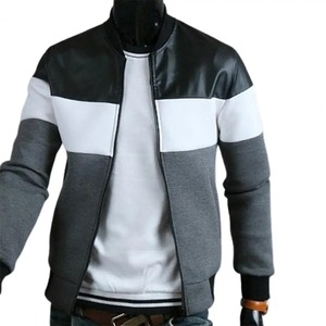 Bomber veste à glissière homme décontracté Streetwear Hip Hop Slim Fit manteaux hommes vêtements haute qualité mode pour hommes - Product Image 1