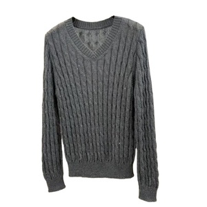 Pulls longs en tricot pour femmes, décontractés, 100% acrylique, col en V, avec jauge 12 GG, élégants, chauds, toutes saisons - Product Image 4