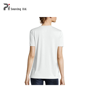 Camiseta informal de LICRA para mujer, ropa suave de poliéster con cuello redondo, lisa, personalizada, inteligente, supersuave y cómoda, 2023 - Product Image 2