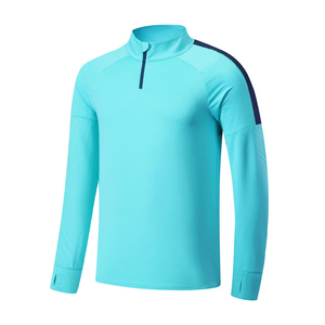 Cortavientos deportivo de manga larga para hombre, chaqueta de entrenamiento de patrón sólido, capucha para deportes de invierno para fútbol, ropa deportiva para trotar - Product Image 6