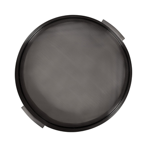 Plateau de service rond en métal écologique, noir, style antique, pour restaurants, pour servir des fruits, plat décoratif en métal - Product Image 2