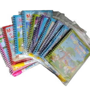 Enfants <span class=keywords><strong>peinture</strong></span> coloré magique eau <span class=keywords><strong>dessin</strong></span> livre stylo coloriage numéros <span class=keywords><strong>dessin</strong></span> portable livre magique carnet de croquis - Product Image 1