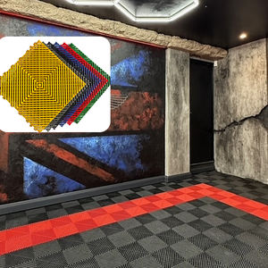 Vente en gros Carreaux de sol modulaires antidérapants Tapis de sol en plastique PP Drainage ventilé Carreaux de sol de <span class=keywords><strong>garage</strong></span> à emboîtement en plastique - Product Image 1