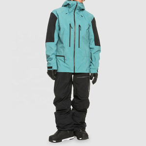 Veste de ski imperméable et chaude pour homme, service OEM, fabrication sur mesure, fermeture éclair, coupe-vent, pour la montagne et le snowboard - Product Image 3
