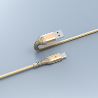 DORADO HCB-10-C 1M 3A Charge rapide Câble USB a vers Type-C Connecteurs Micro-USB vers Type-C pour le transfert de données