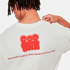 เสื้อยืด100% ผ้าคอตตอนคอมบ์ขนาดใหญ่220 GSM เสื้อแขนสั้นสำหรับผู้หญิงพิมพ์โลโก้ตามสั่ง - Product Image 5