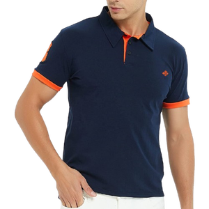 Polos personalizados para hombre, camisetas de algodón puro, logotipo impreso, camisetas de Golf Polo de talla grande de alta calidad - Product Image 4