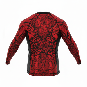 T-shirt de compression respirant à manches longues pour la gym, en polyester, élasthanne et spandex, avec logo frontal, fabrication directe usine - Product Image 2