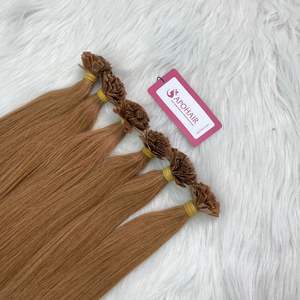 Cabello Remy ondulado Virgen sin procesar de Vietnam Cabello humano natural alineado con cutícula con punta plana suave Los vendedores ofrecen alta calidad - Product Image 6