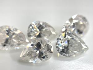 ลูกแพร์เพชรโมอิสขนาด5x7มม. สีขาวสำหรับ E-F โมอิสซาไนท์ที่มีความบริสุทธิ์หลวม - Product Image 6