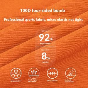 Pantalones Cortos Deportivos Personalizados para Hombre, Estilo Nuevo, 70% Poliéster, 30% Elastano, para Entrenamiento, Montañismo, Secado Rápido, Gimnasio - Product Image 2