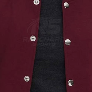 แจ็คเก็ตเลตเตอร์แมนผู้ชาย แฟชั่นฤดูใบไม้ร่วงฤดูหนาว สไตล์สตรีทเท่ๆ แจ็คเก็ตเลตเตอร์แมนผู้ชาย สกรีนโลโก้ส่วนตัว ทันสมัย มีสไตล์ ลุคคนเมือง - Product Image 6