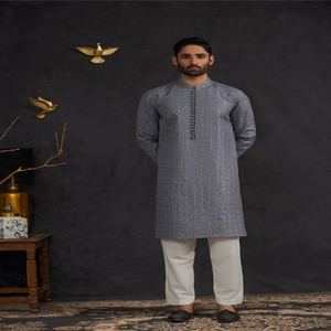 Superventas Shalwar Kameez para hombre recién llegado hecho de algodón y poliéster ropa de alta calidad - Product Image 1