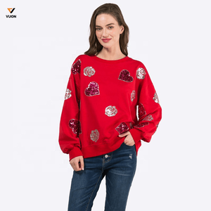 2025 primavera Otoño Invierno Color bloque raglán manga larga pulóver Sudadera Mujer colorido lujo 3D diseño elegante Top - Product Image 1