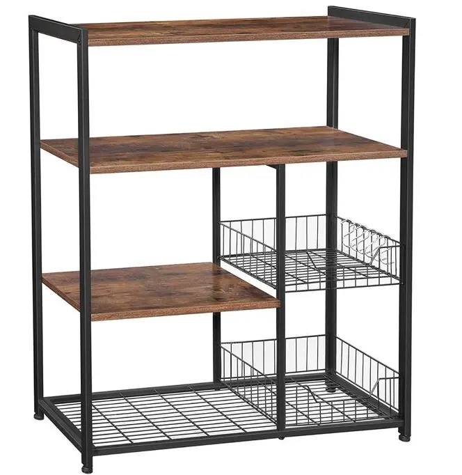 Gran oferta móvil de alta calidad, estantes de cocina de Metal modernos, armario para servir, carrito organizador, muebles de sala de estar