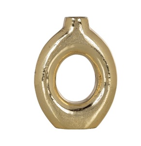 Precio barato Florero costero Sala de estar Decoración de mesa Florero de metal Sala de estar Florero de metal - Product Image 3